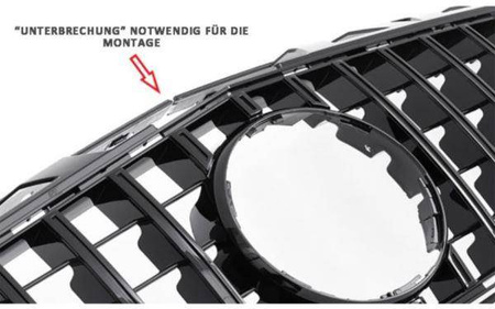 MRIEŽKA MERCEDES W218 CLS 2011-2014 PANAMERICANA BLK