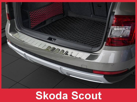 Kryt zadného nárazníka SKODA OCTAVIA 3 SCOUT (oceľ)