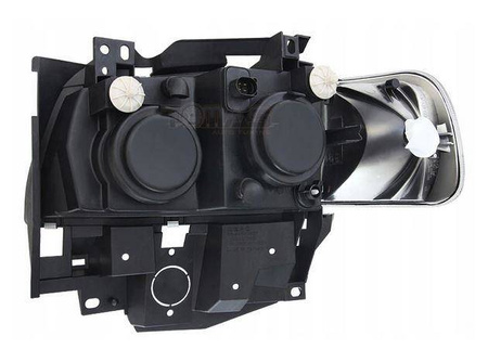 Svetlomety VW T4 96-03 Bus RINGI BLACK