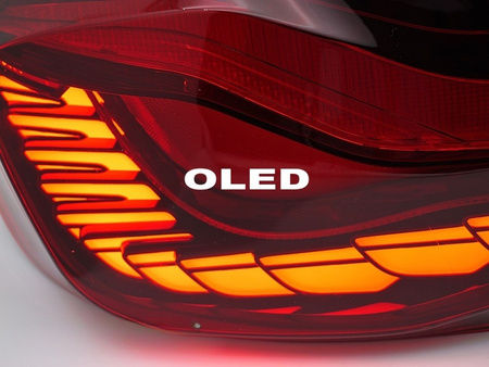 OLED červené LED zadné svetlá pre BMW F10 10-16