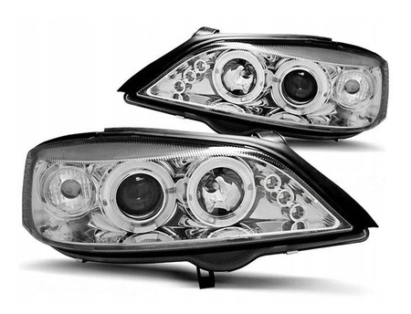 Svetlomety Opel Astra G CHROM RINGI