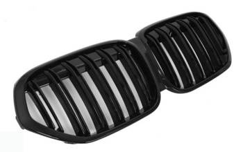 MRIEŽKA BMW X1 F48 LCI 19- DVOJITÁ LESKLÁ ČIERNA