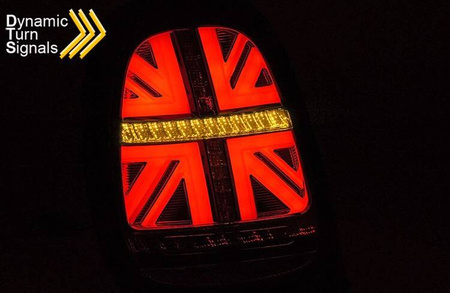 LED zadné svetlá červená biela Seq Fit pre Mini Cooper F55 F56 F57 14-17 6-kolíkový