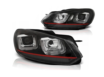 Žiarovky Vw Golf Vi 6 08-12 U-type Black Red Line Drl