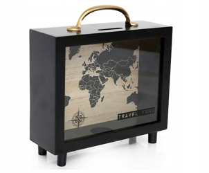 Moneybox Šetrím si na výlet Cestovanie dovolenka let dovolenka cestovný box