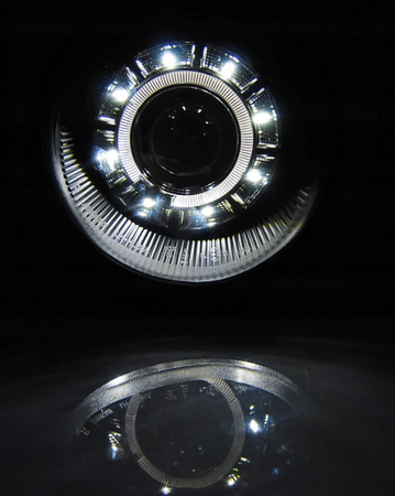 Svetlomety Vw Lupo 98-05 Chrome Led Ringi