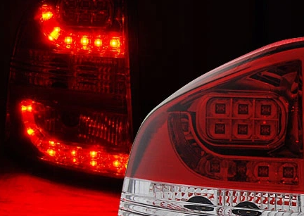 LED svetlá Škoda Octavia Ii Kombi 04- Červená biela