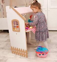 Hladký ružový písací stôl-bazár