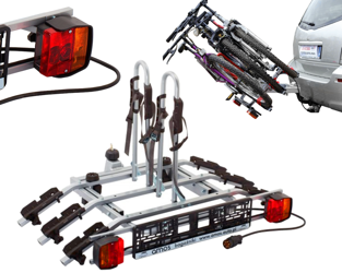 Nosič bicyklov pre 3 bicykle na závesný nosič Titan Amos 7PIN