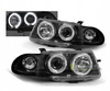 Svetlomety Opel Astra F BLACK RINGI