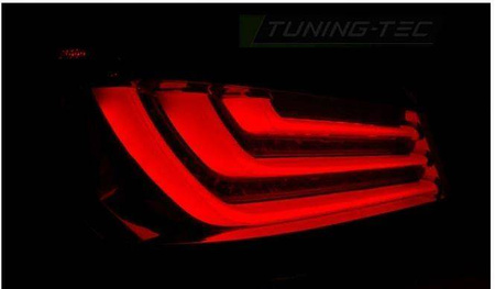 LED svetlá Bmw E60 LCI 07-10 červená biela led bar