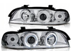 Bmw e39 ringi h1/h1 chrómové svetlomety ringi