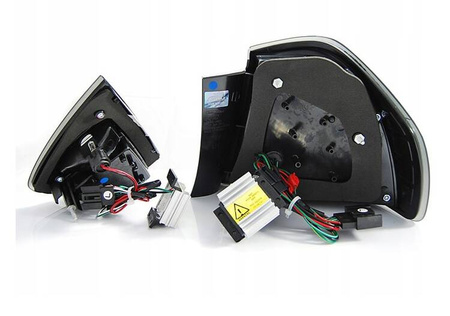 Bmw E90 05-08 dymové čierne led bar svetlá