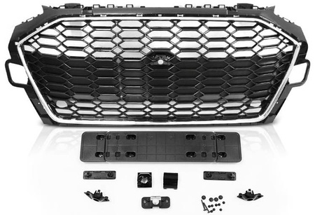 Mriežka Sport chróm čierna pdc Audi A4 B9 2020->