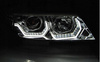 BMW E90 E91 05-08 viedol chrómové krúžky 3d lampy