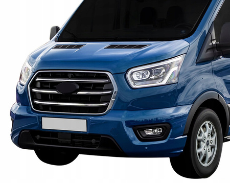 Lišty prednej masky GRILL Ford Transit 2019+