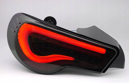 Čierno-dymové LED žiarovky pre Toyota GT86 12-21