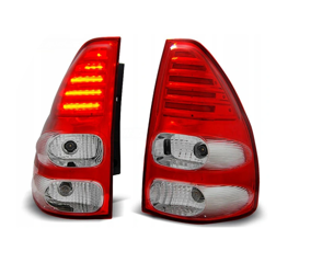 LED svietidlá Toyota Land Cruiser 120 03-09 Redwhite
