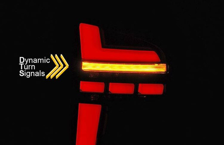 LED svetlá červené dymové zadné svetlá VW T6 15-19