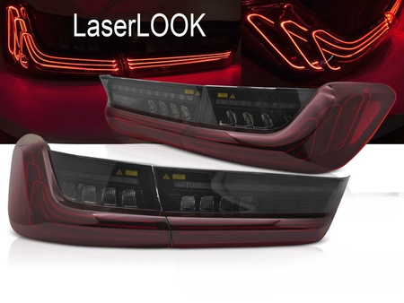 LED žiarovky pre BMW G20 19-22 červený laser LED