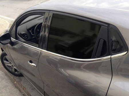 Bočné lišty na okná Renault Clio 4 2012+ HB