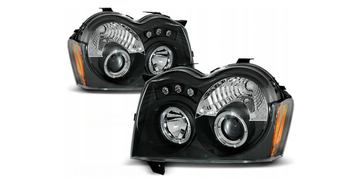 Svetlá Jeep Grand Cherokee Wk 05-08 Šošovky čierne