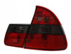 Číre zadné svetlá BMW E46 Touring červená biela SMOKE
