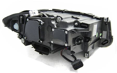 Xenónové 3d LED Drl lampy čierne pre BMW F10 F11 10-13