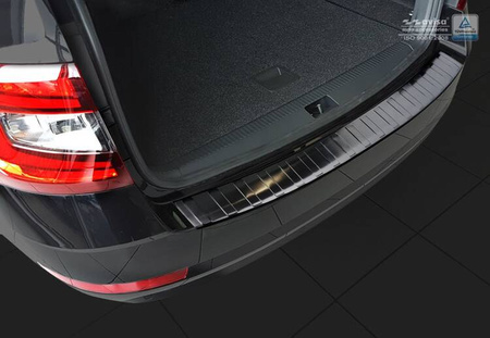 Kryt zadného nárazníka Škoda Octavia 3 kombi (čierny)