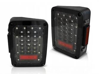 Svietidlá Chrysler Jeep Wrangler jk 07-18 led čierna