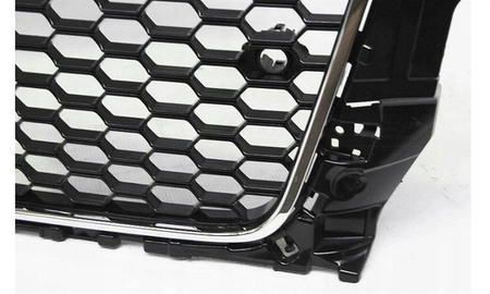 AUDI A3 8V 12-16 RS LOOK CHROME BLAC predná mriežka