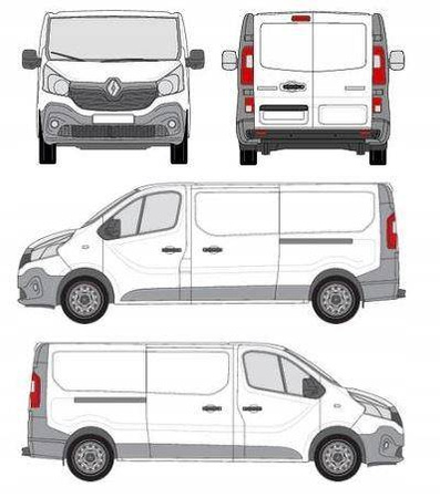 Strešná platforma pre batožinu Opel Vivaro II L2H1 2014-2019
