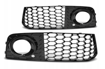 Halogénová rámová mriežka čierna Audi A4 B8 RS-STYLE