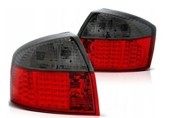Svetlá Audi A4 B6 sedan 00-04 červený dym led z fk