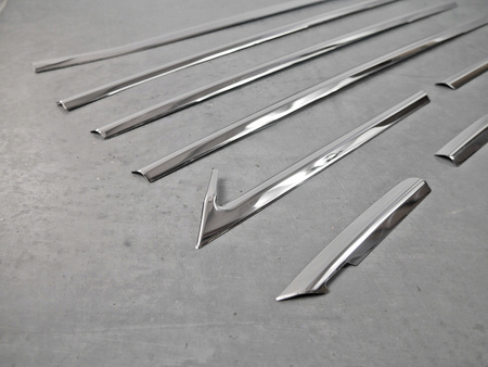 Lišty na bočné okná Opel Crossland X 2017+