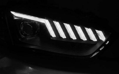 Led Black predné svetlomety pre Audi A4 B8 12-15 rokov