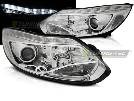 Predné svetlomety nové FORD FOCUS MK3 11-10,14 LED CHROME