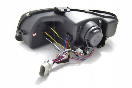Svetlomety Audi A4 B7 04-08 chrómované led