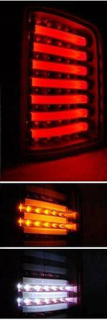 LED zadné svetlá VW T6 Transporter čierne 03-15