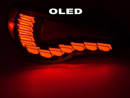 LED dymové OLED svetlá pre Toyotu GT86 12-21