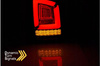 LED svetlá vw t5 03-09 červený dym plný led dts