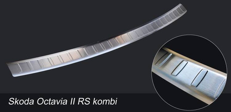 Ochranná krytka zadného nárazníka SKODA OCTAVIA 2 RS COMBI (obloženie). 2/35782