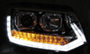 Svetlá Vw T5 2010-2015 Led Tube Chrome T6 Look Dts