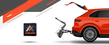 Aguri Active Nosič bicyklov na 2 bicykle čierny