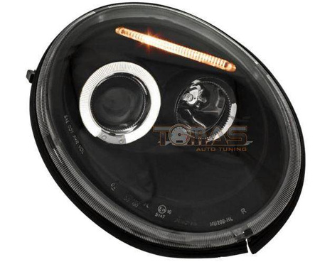 Svetlomety svetlomety ringi čierne VW New Beetl