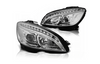 Svietidlá Mercedes W204 triedy C 07-10 Chrome Led