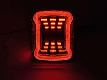 LED zadné svetlá Jeep Wrangler YJ/TJ (1991-2006) čierne