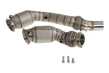 Výfukové potrubie BMW F82 F83 M4 S55 2013+ cat 200cell Heat Shield