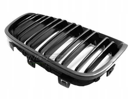 Lesklý čierny dvojitý barový rošt pre BMW F20 F21 11-14