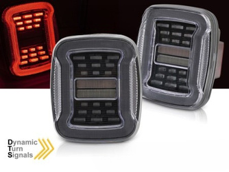 LED zadné svetlá Jeep Wrangler YJ/TJ (1991-2006) čierne